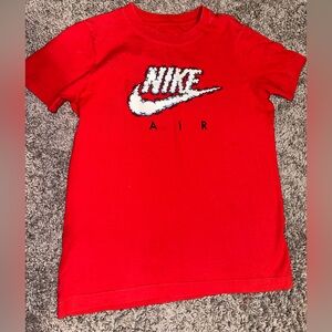 Nike Tee youth XS extra small red short sleeve Nike air boys